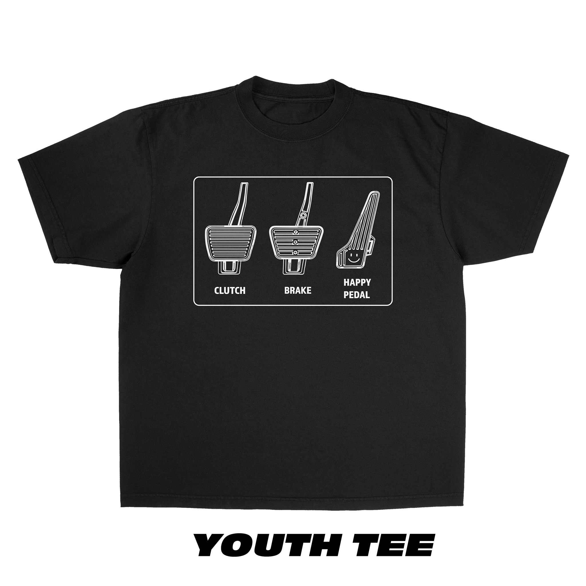 Clutch Brake Happy Pedal | Youth Tee