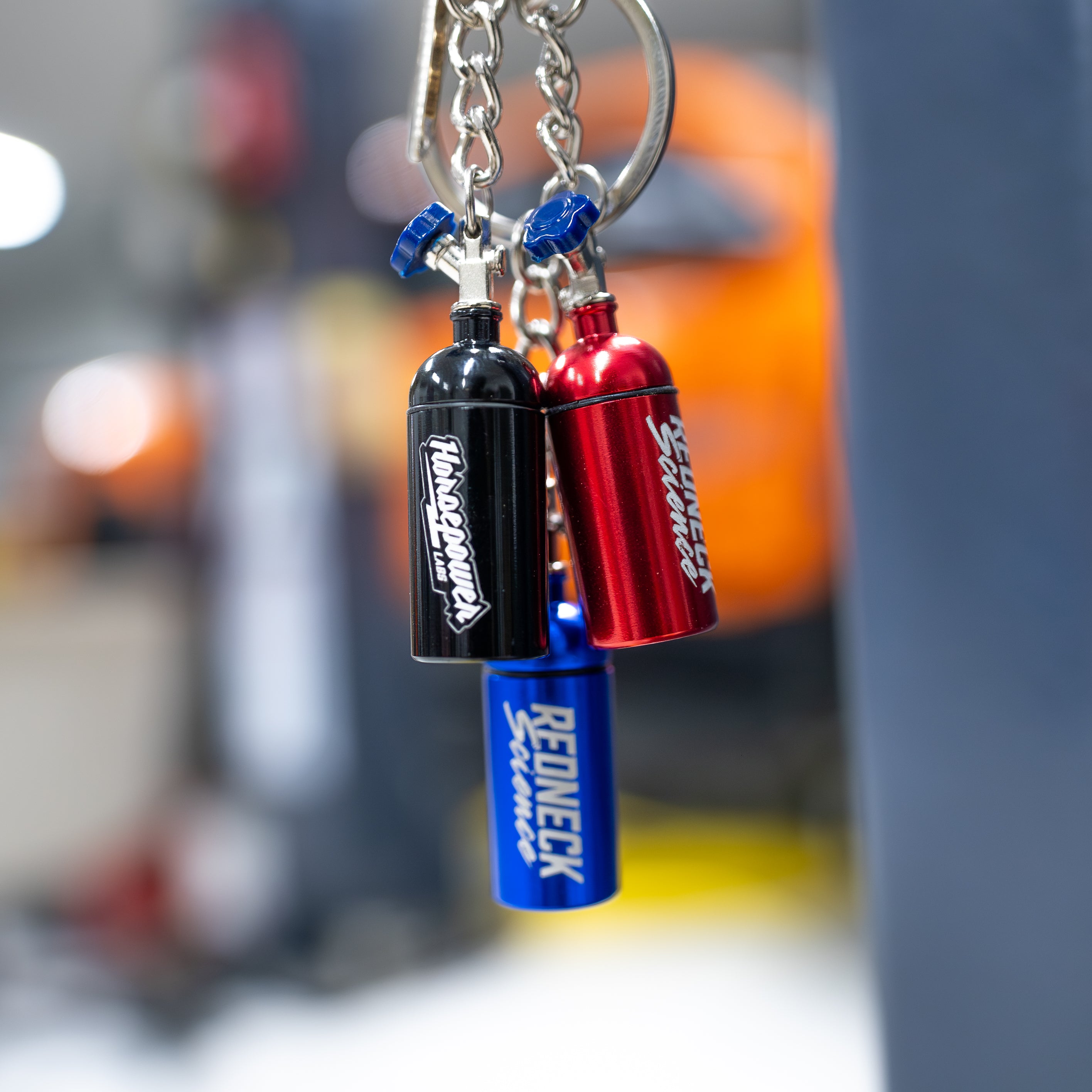 NOS Bottle Keychain - Redneck Science