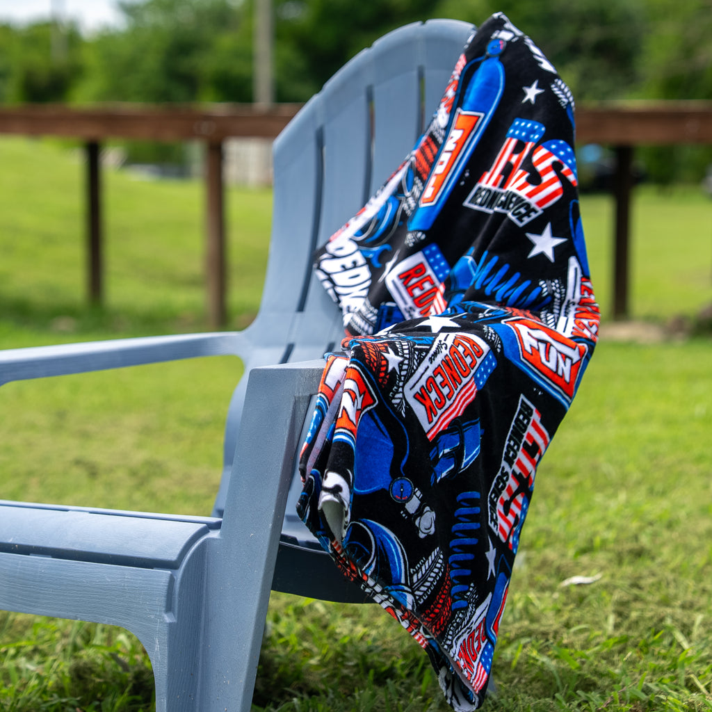 Redneck Science Oversized Beach Towel