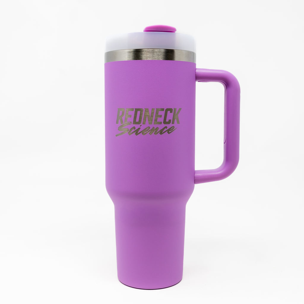 Redneck Science 40oz Tumbler Pink