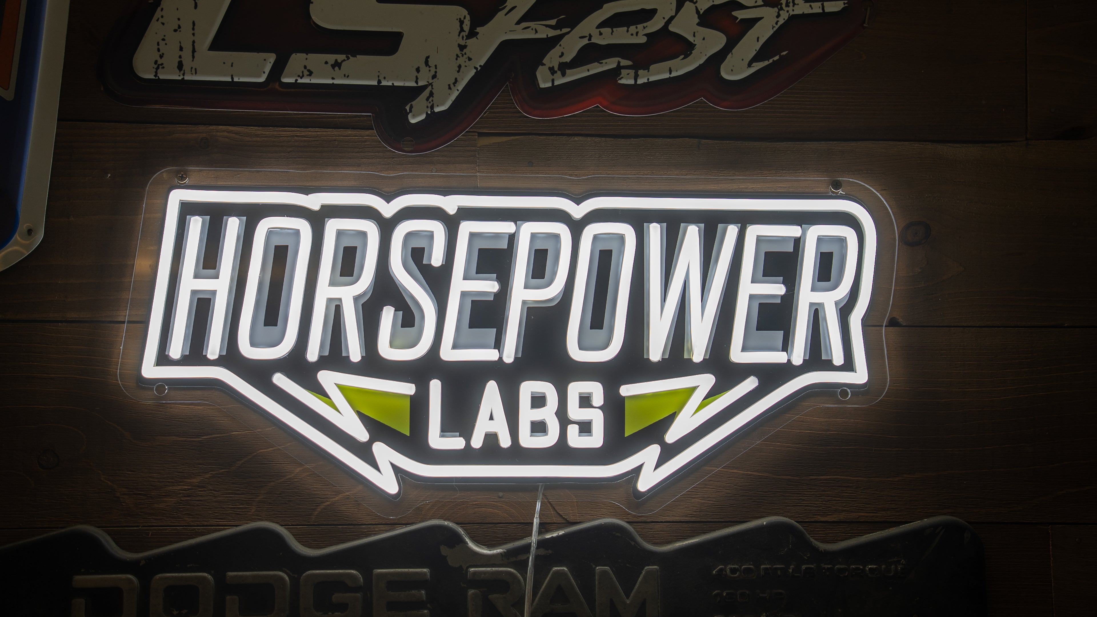 Horsepower Labs LED Sign