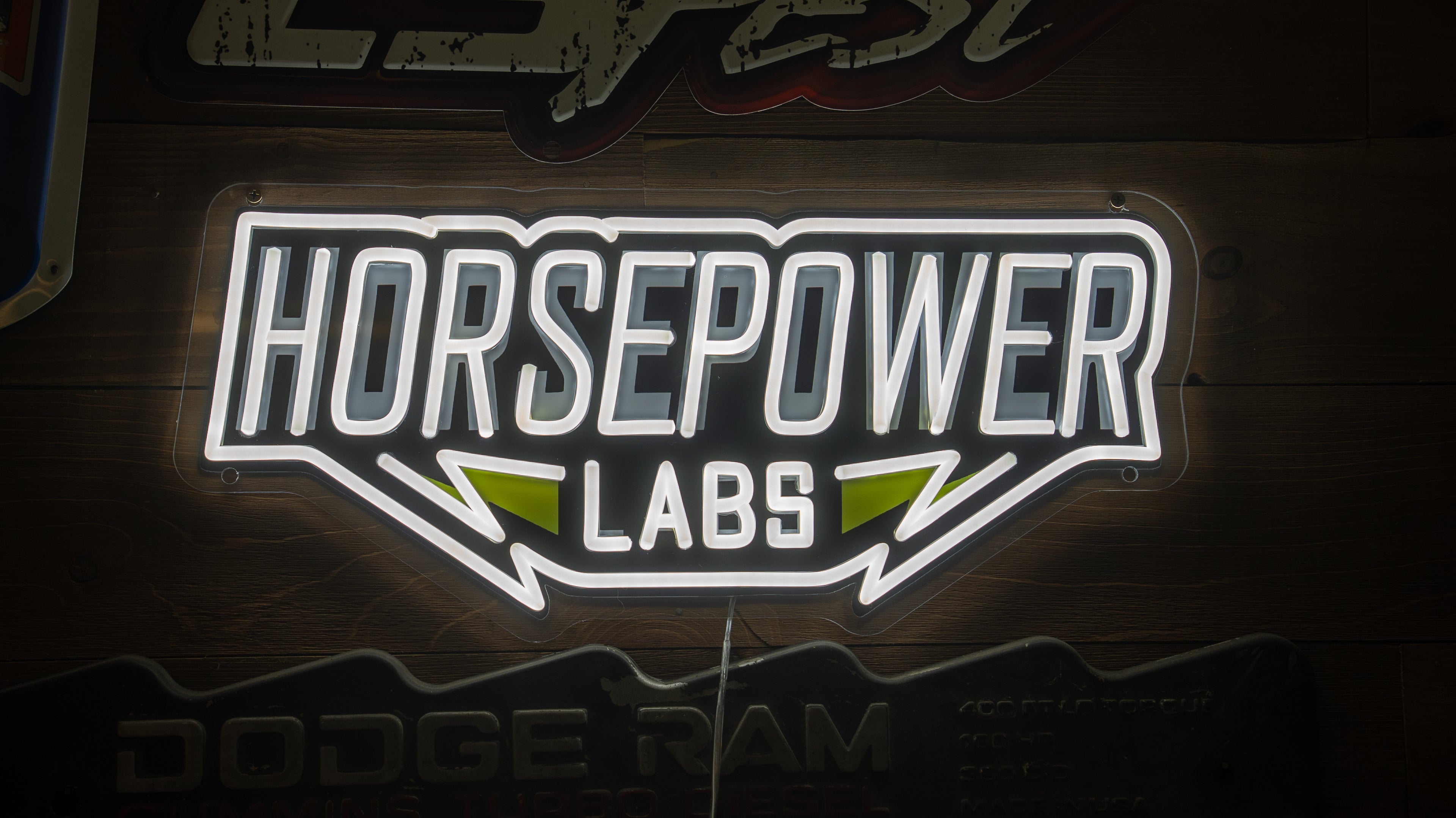 Horsepower Labs LED Sign