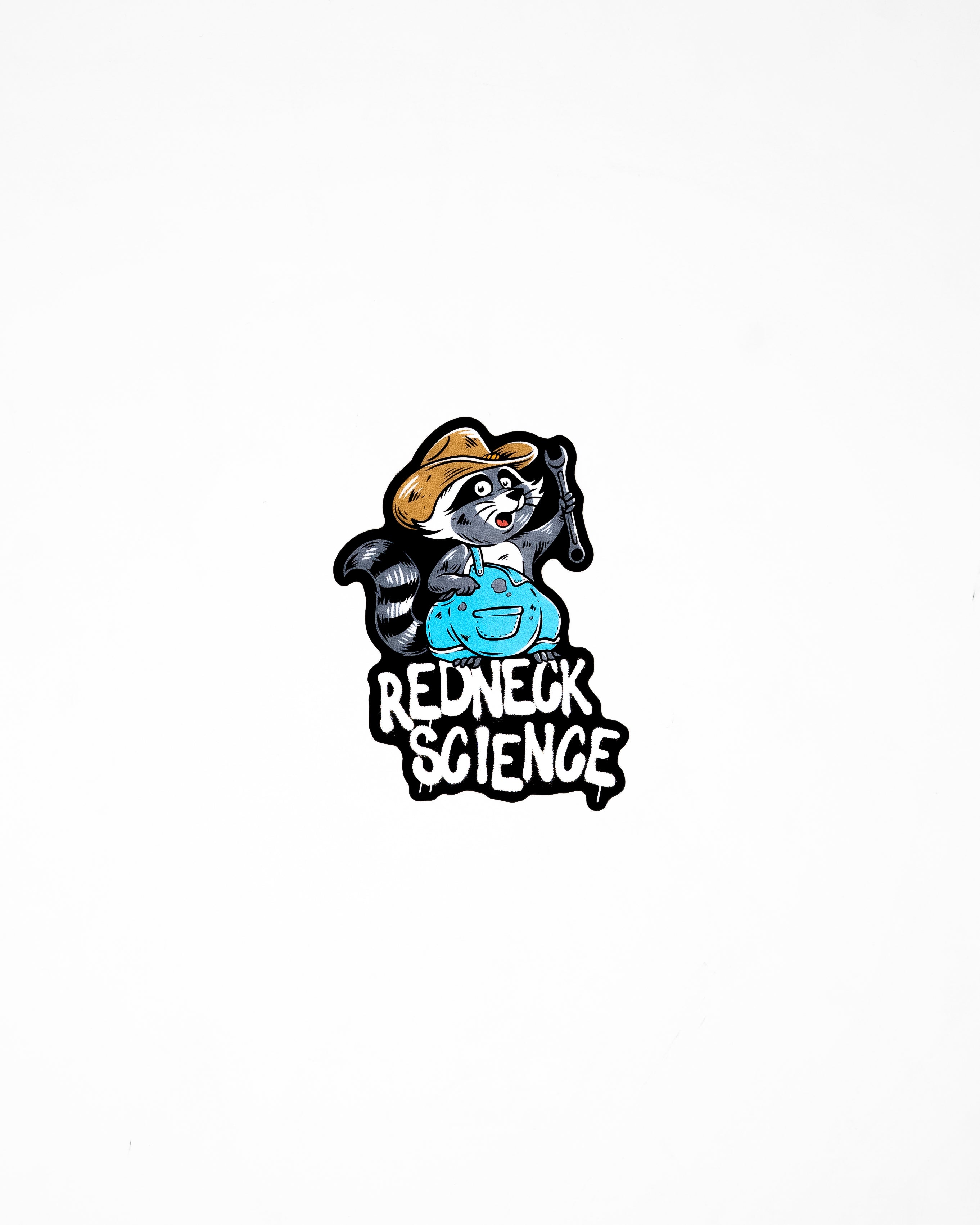 Redneck Racoon Sticker