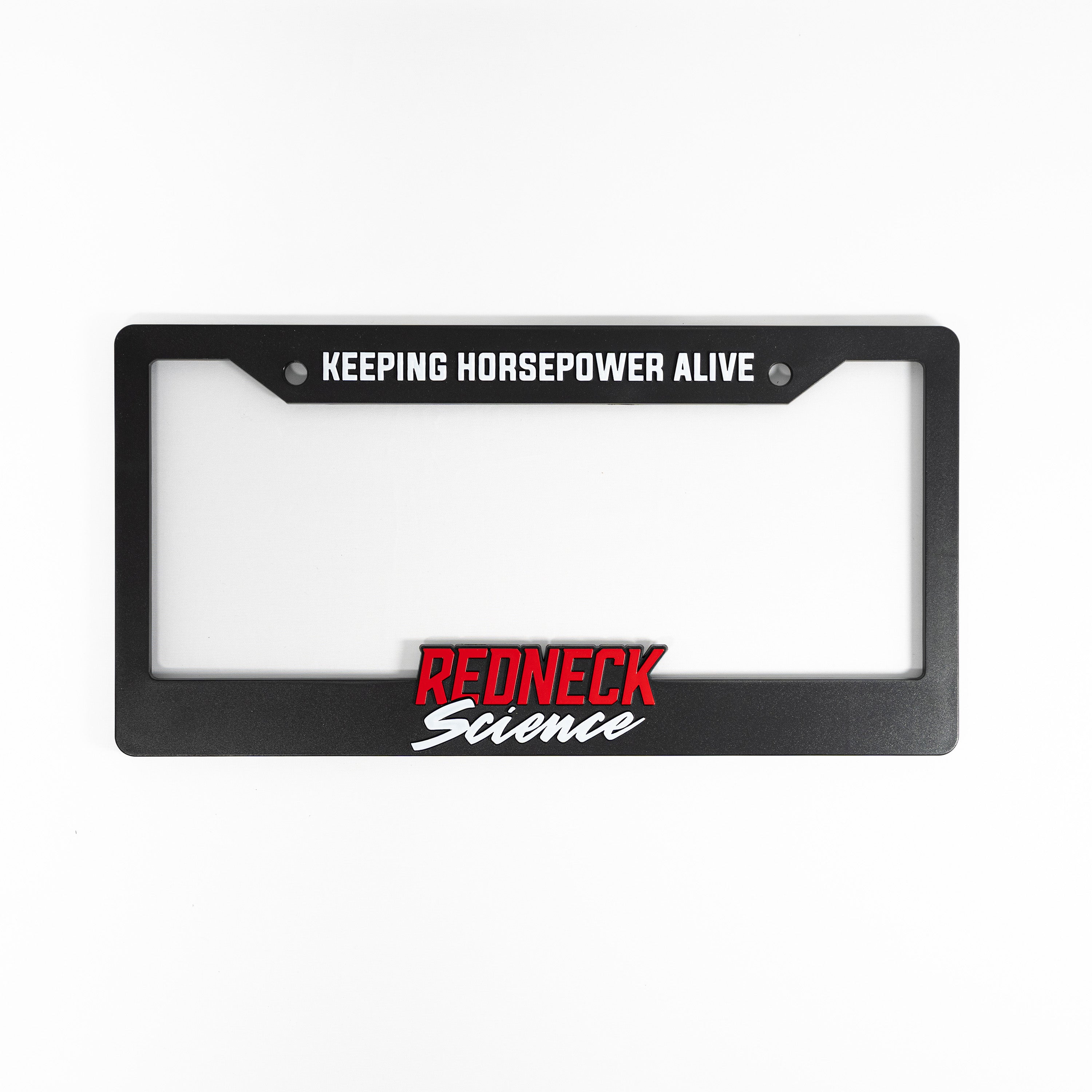 Redneck Science License Plate Frame