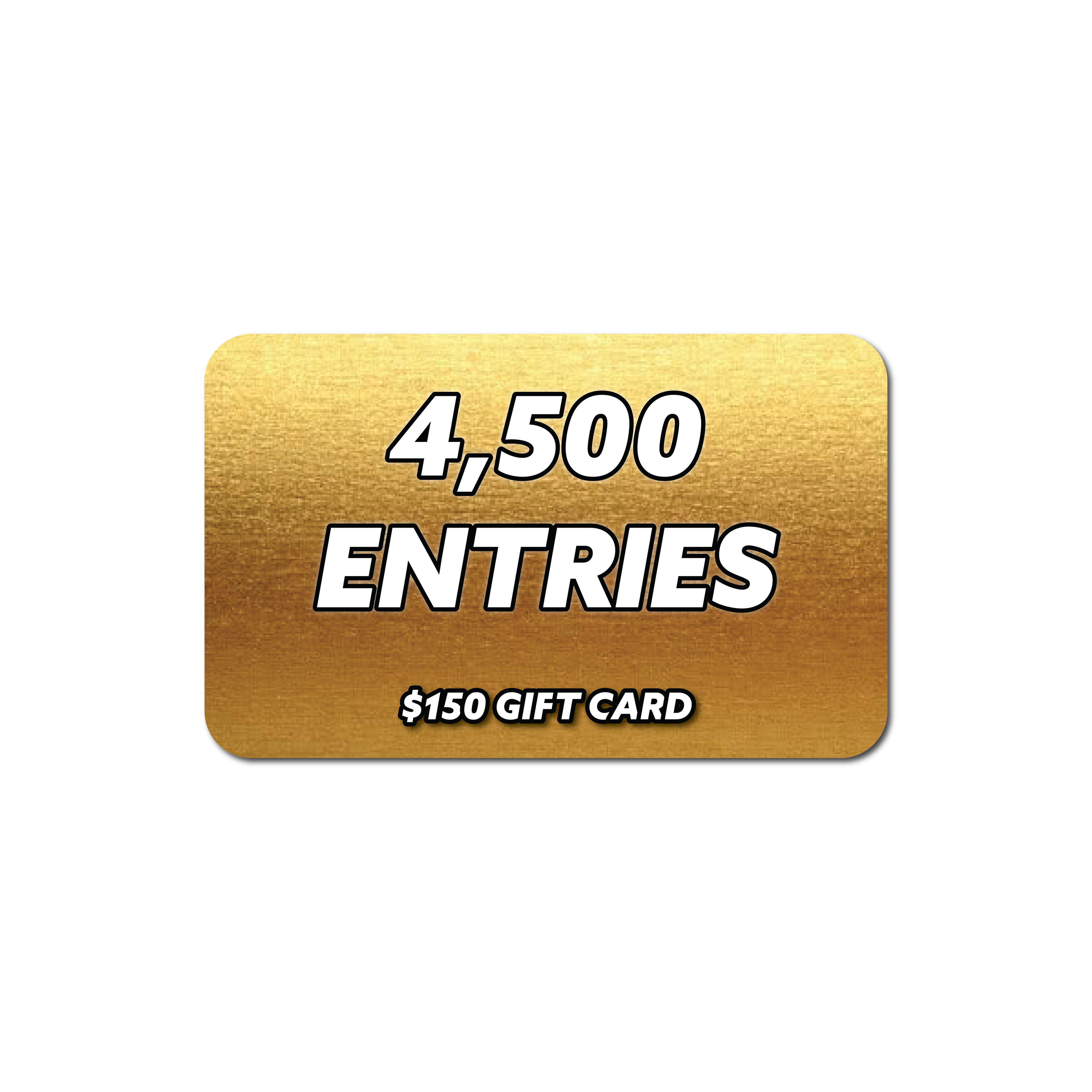 Easy Entry Gold Gift Card