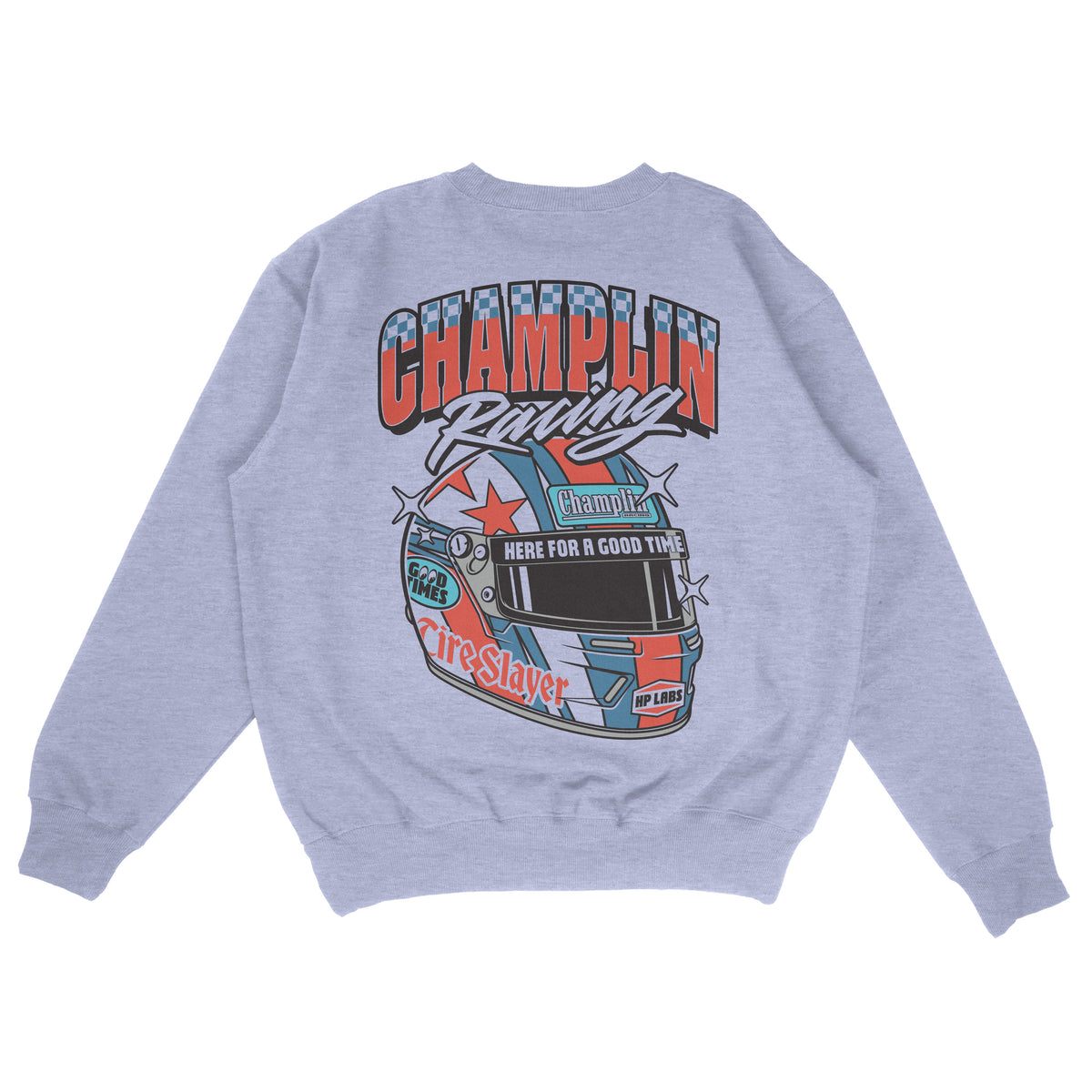 Race Helmet Sweatshirt