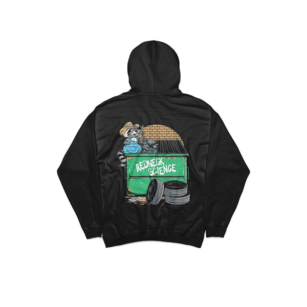 Dumpster Diving Racoon Hoodie