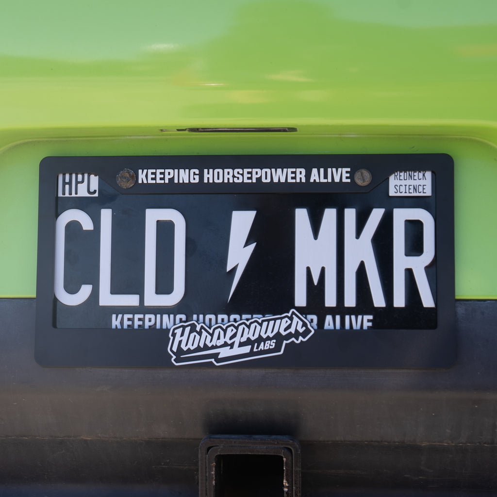 HP Labs License Plate Frame