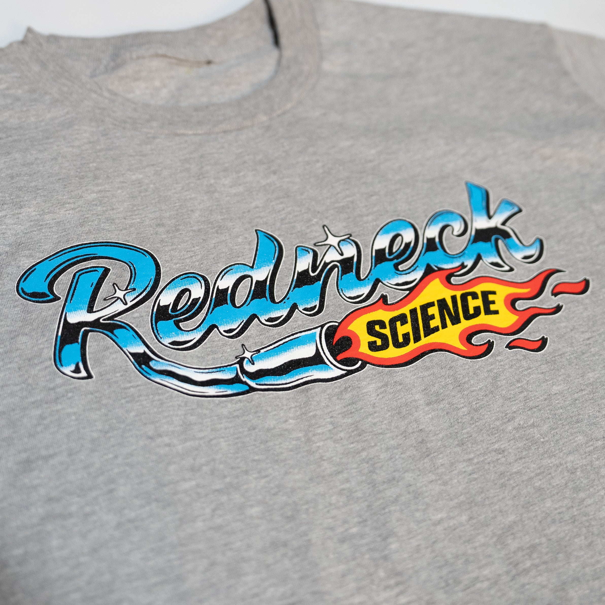 Grey Backfire Tee